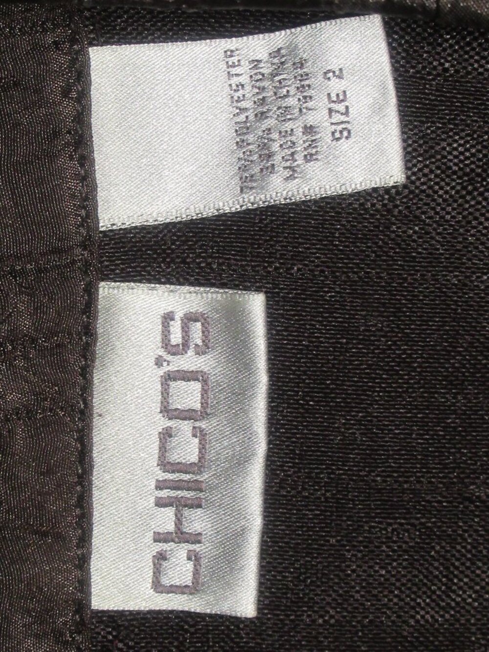 Chico’s Brown Textured Button-Up Jacket | Size 2 (Large) - Picture 8 of 10